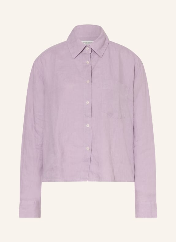 Marc O'Polo Hemdbluse aus Leinen HELLLILA