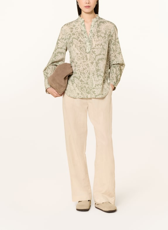 Marc O'Polo blouse KAKI / CRÈME