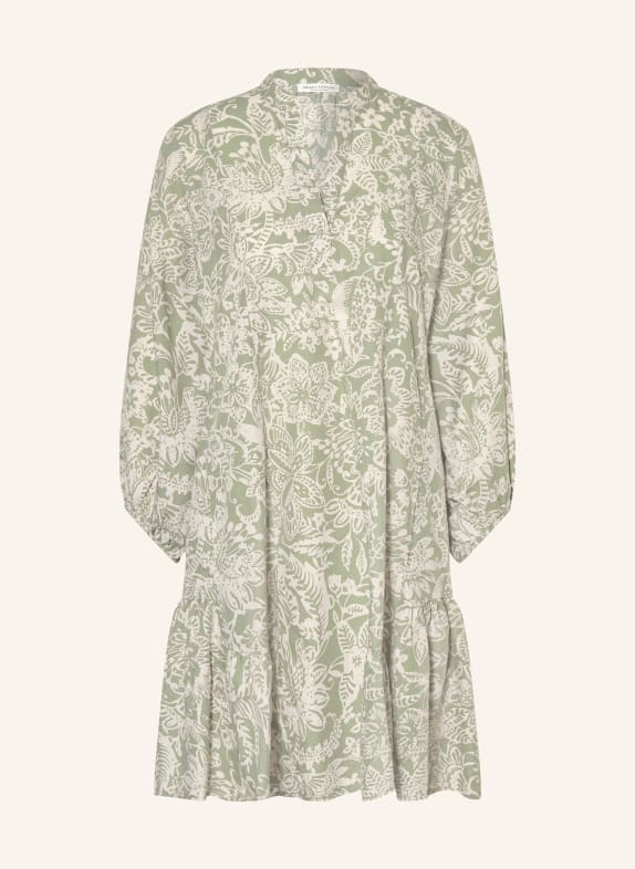 Marc O'Polo Kleid mit Rüschen WEISS / HELLGRÜN