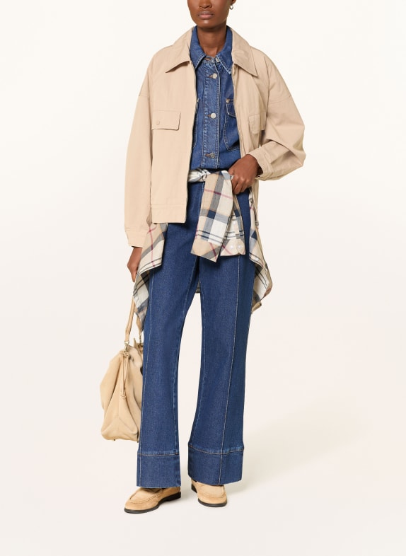 Barbour Wide Leg Jeans IN93 Dark Indigo