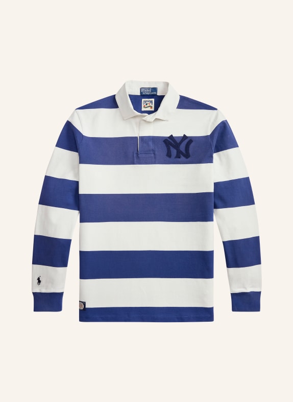 POLO RALPH LAUREN Rugbyshirt WEISS / DUNKELBLAU
