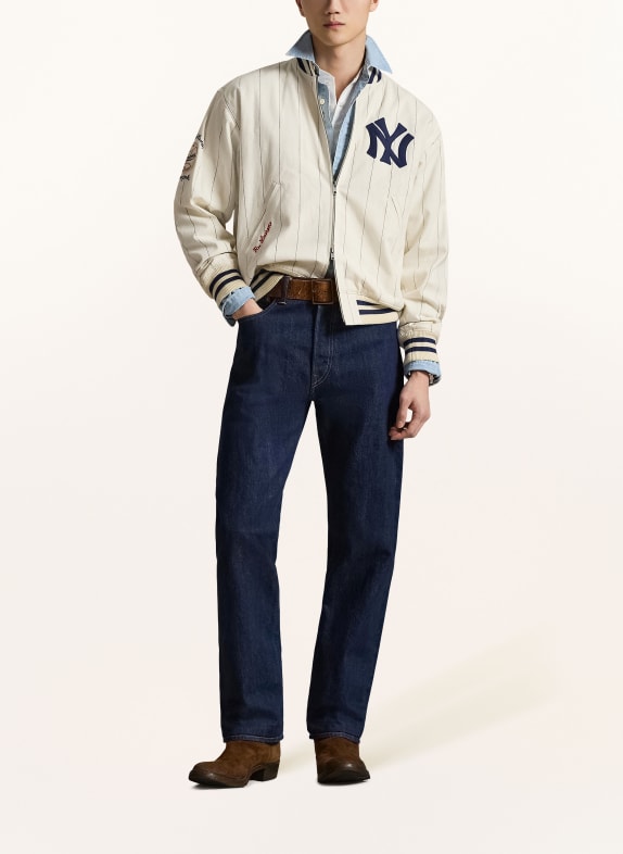 POLO RALPH LAUREN blouson CRÈME / DONKERROOD / DONKERBLAUW