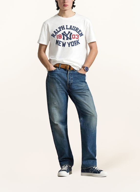 POLO RALPH LAUREN T-Shirt WEISS / ROT / DUNKELBLAU