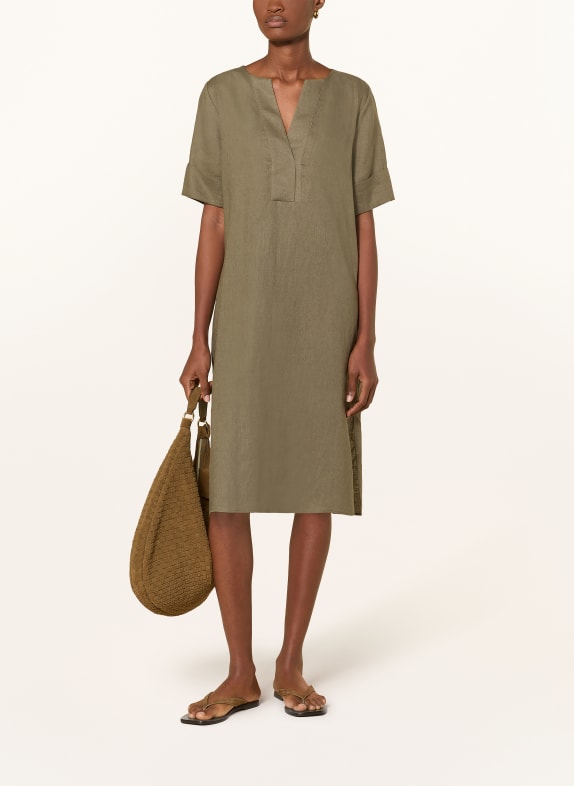 ANGOOR Leinenkleid EVELYN KHAKI