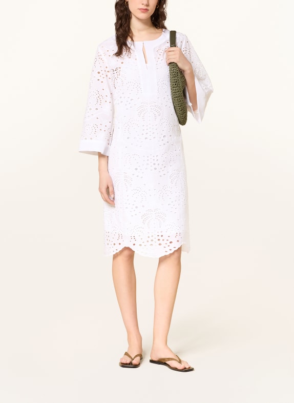 ANGOOR Šaty s krajkou s otvory BÍLÁ