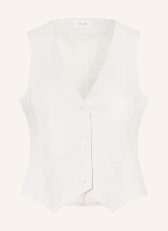 darling harbour blazer vest ECRU
