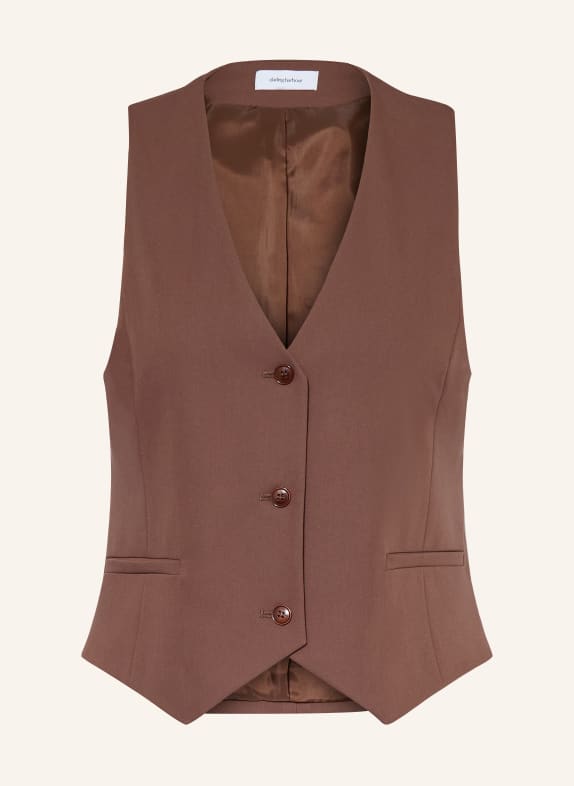 darling harbour blazer vest BRAUN