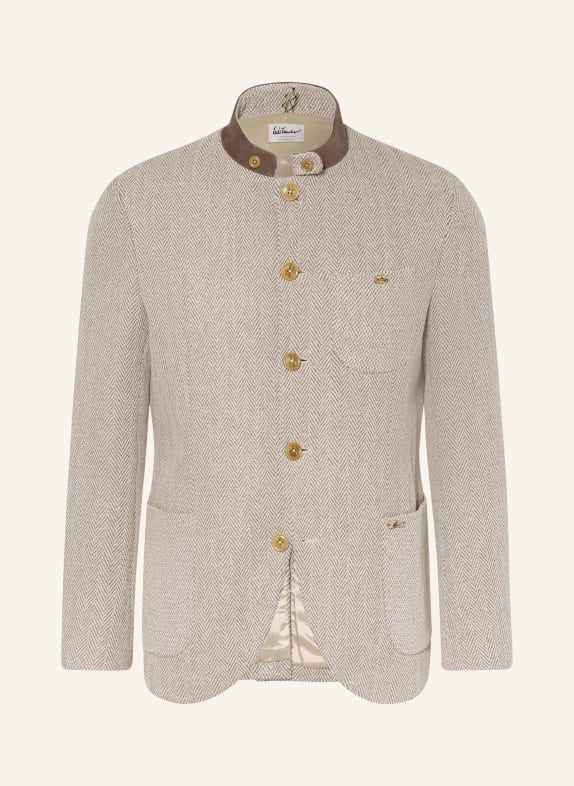 Luis Trenker Janker LUSANDRO TAUPE / BROWN / CREAM