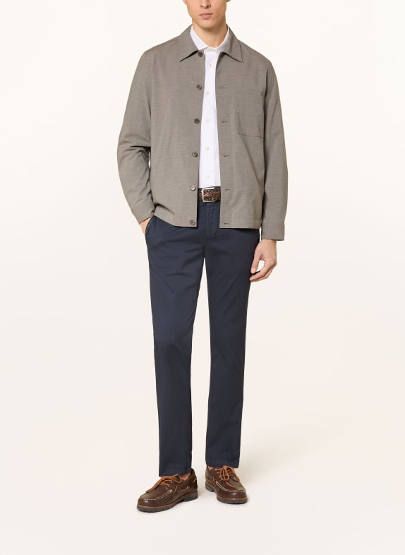 Luis Trenker Chino LUBONO Extra Slim Fit DONKERBLAUW