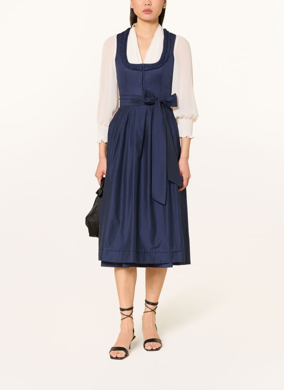 Heimatglück Tracht Dirndl KLARA DONKERBLAUW
