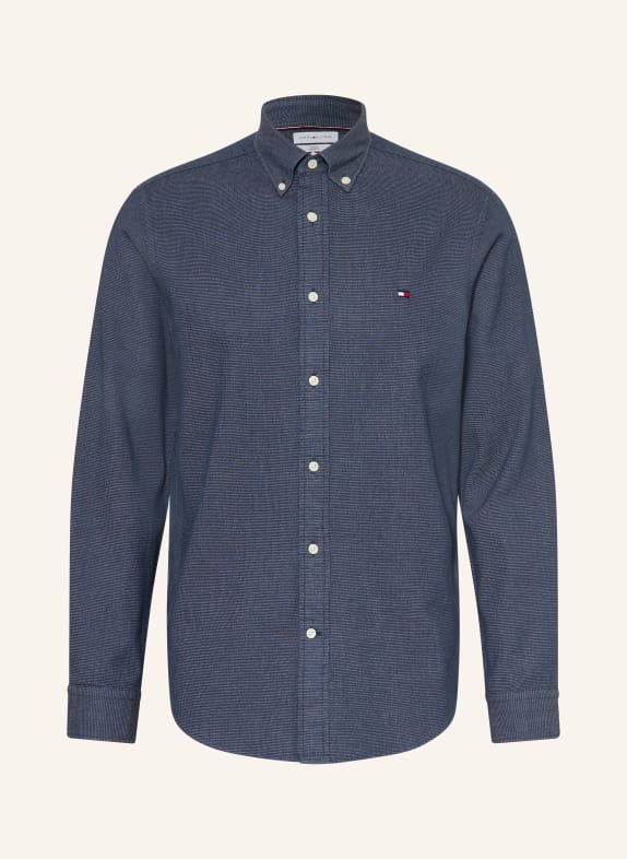 TOMMY HILFIGER Hemd Regular Fit DUNKELBLAU
