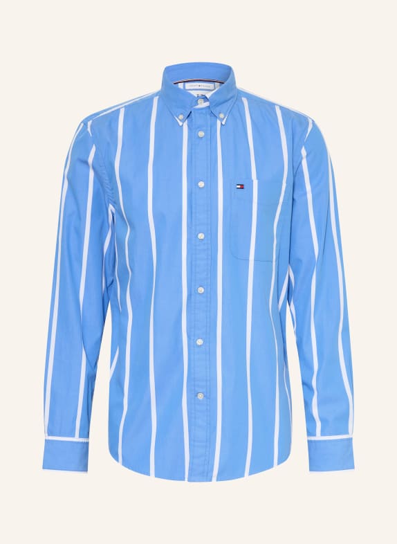 TOMMY HILFIGER Regular fit shirt BLUE / WHITE