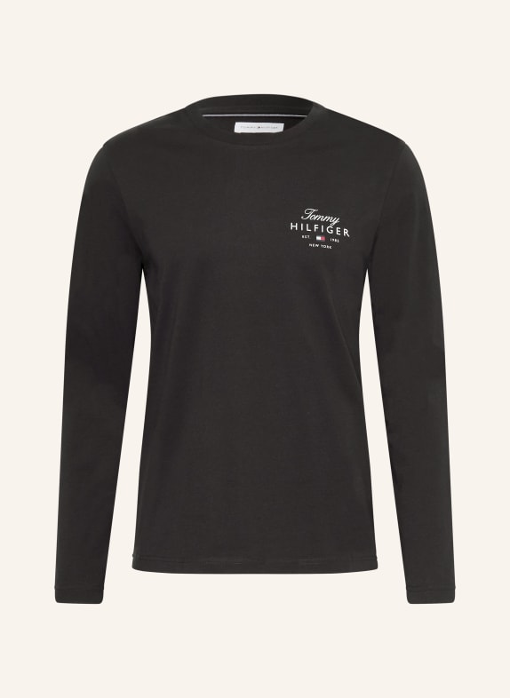 TOMMY HILFIGER long-sleeved shirt BLACK