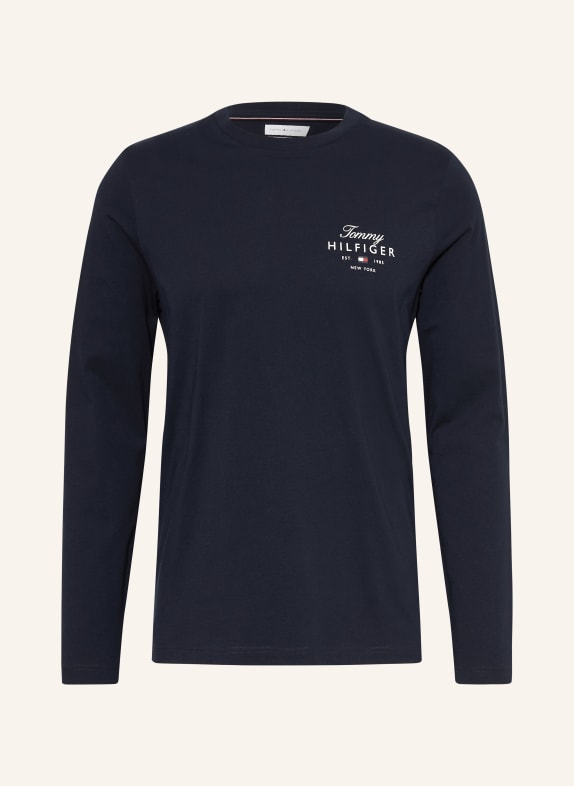 TOMMY HILFIGER long-sleeved shirt DARK BLUE