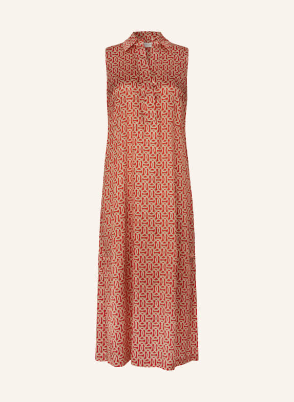 dea kudibal VALETTA Silk Dress RED / LIGHT BROWN / CREAM