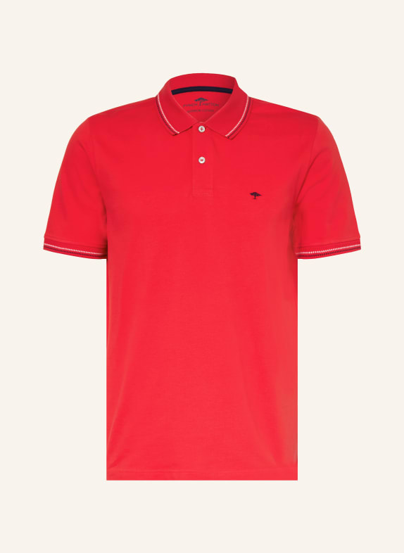 FYNCH-HATTON piqué polo shirt RED / DARK BLUE / WHITE