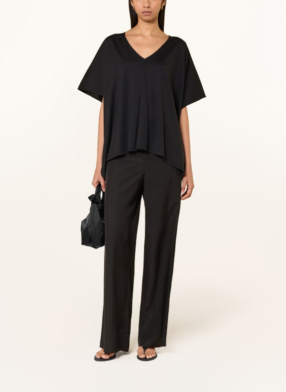 ELENA MIRO Oversized shirt ZWART
