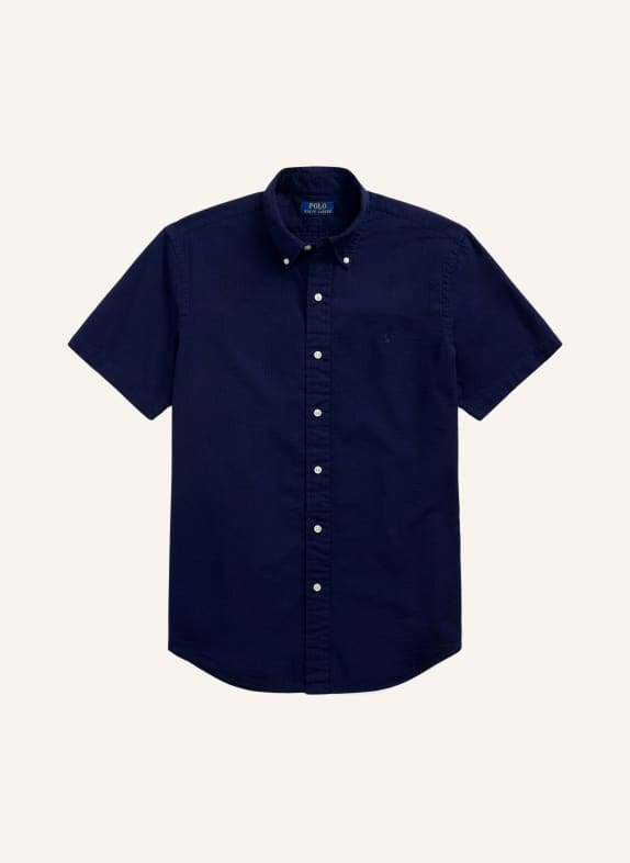 POLO RALPH LAUREN Kurzarm-Hemd Custom Fit DUNKELBLAU