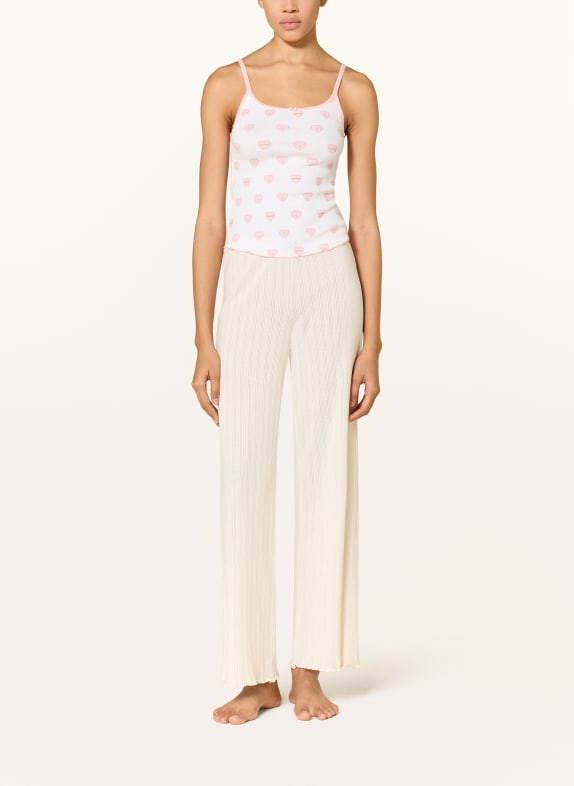 SKIMS Loungetop SKIMS POINTELLE SNOW LACE HEARTS