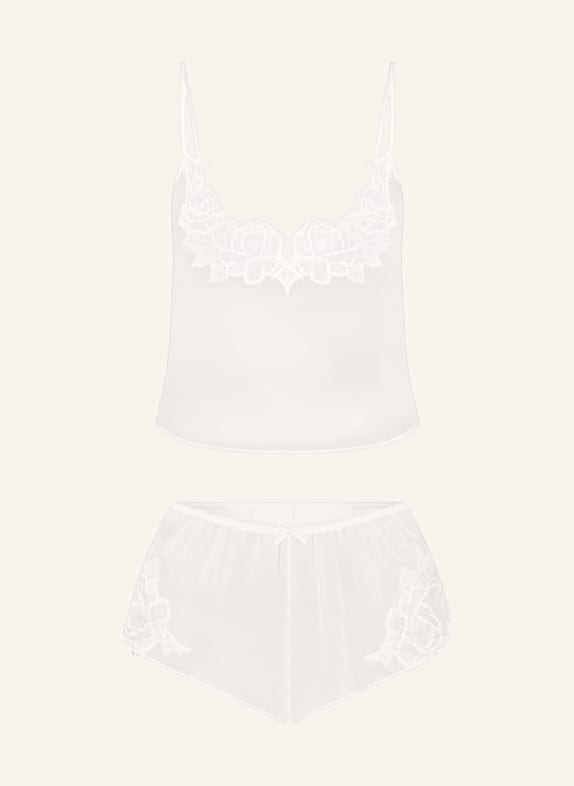 SKIMS SKIMS ROMANCE zijden shorty-pyjama IVORY