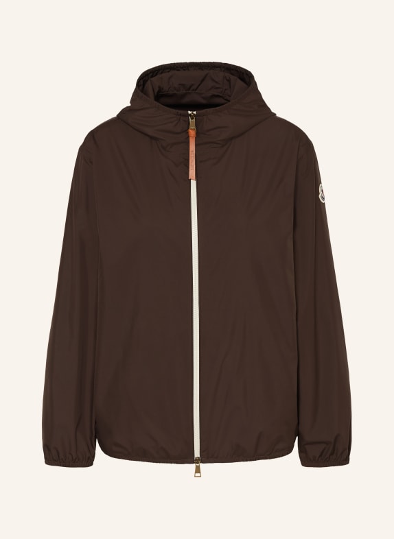 MONCLER Kurtka funkcjonalna FEGEOS CIEMNOBRĄZOWY