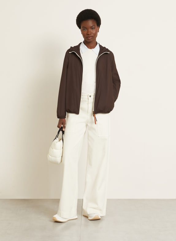 MONCLER Functionele jas FEGEOS MARRON FONCÉ