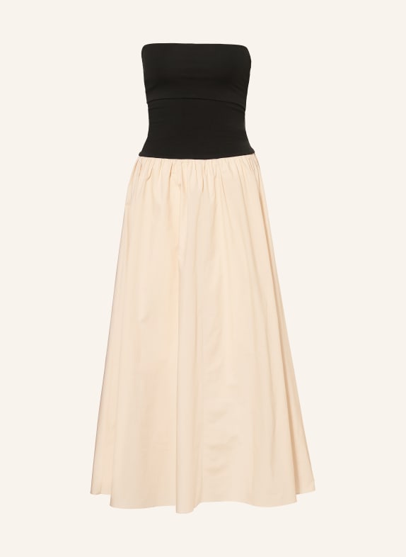 BY MALENE BIRGER Off-Shoulder-Kleid MARC BEIGE / SCHWARZ