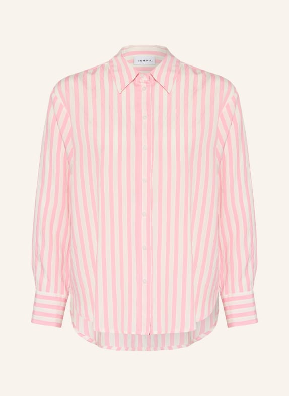 comma Hemdbluse ROSA / WEISS