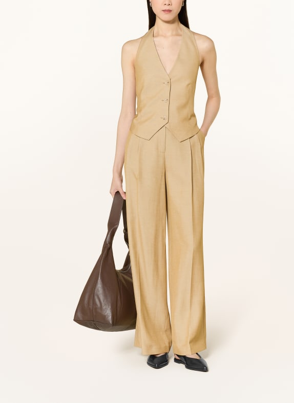 comma Blazerweste HELLBRAUN