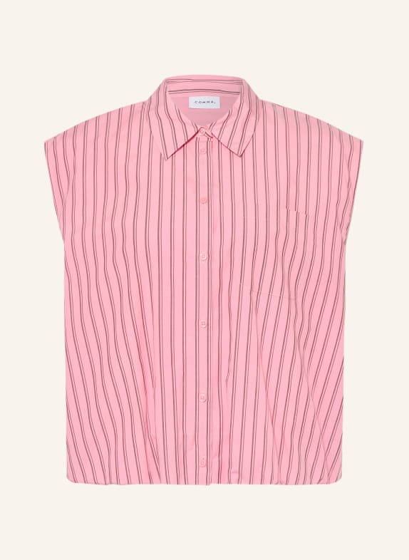 comma Blusentop ROSA / DUNKELLILA