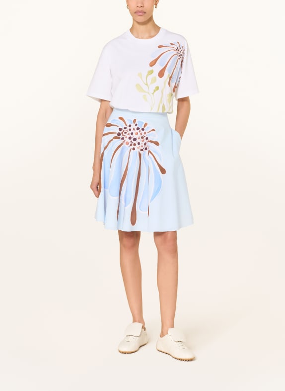 DOROTHEE SCHUMACHER Rock FLOWER POWER LICHTBLAUW / BRUIN / BLAUW