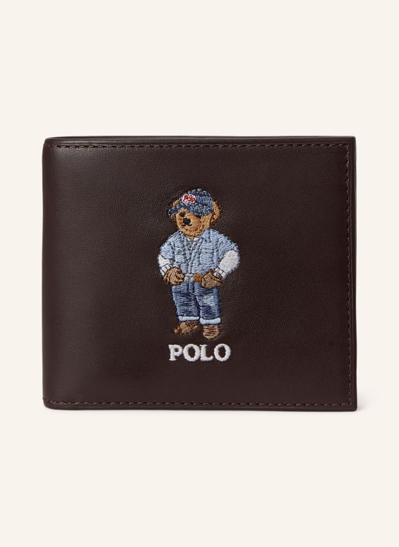 POLO RALPH LAUREN Geldbörse DUNKELBRAUN