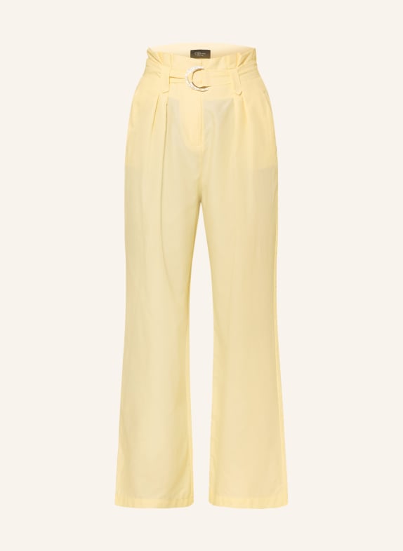 s.Oliver BLACK LABEL paperbag pants LIGHT YELLOW