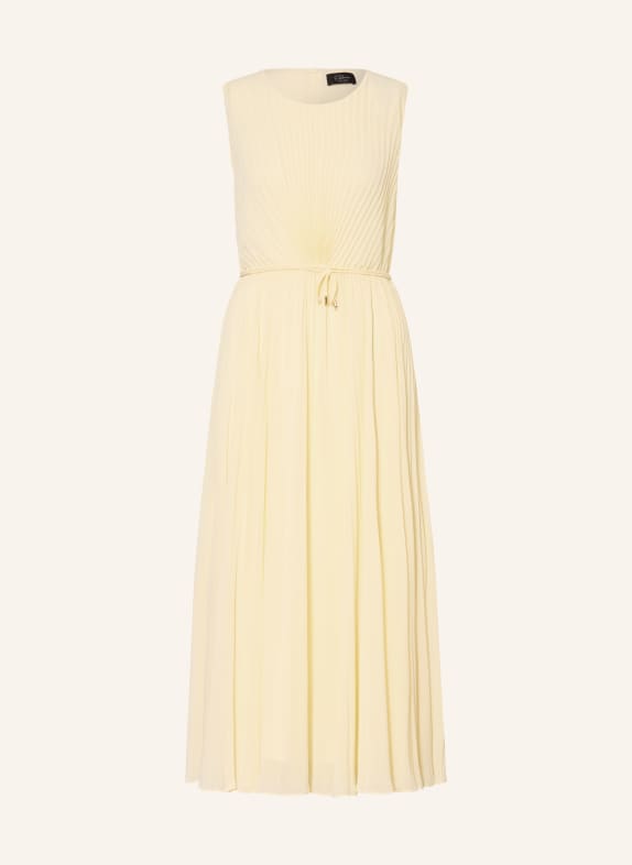 s.Oliver BLACK LABEL Plisseekleid HELLGELB