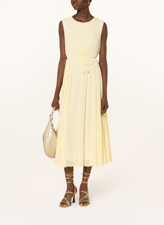 s.Oliver BLACK LABEL Plisseekleid HELLGELB