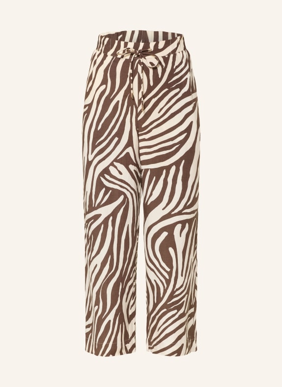 s.Oliver BLACK LABEL 7/8-Hose BEIGE / DUNKELBRAUN