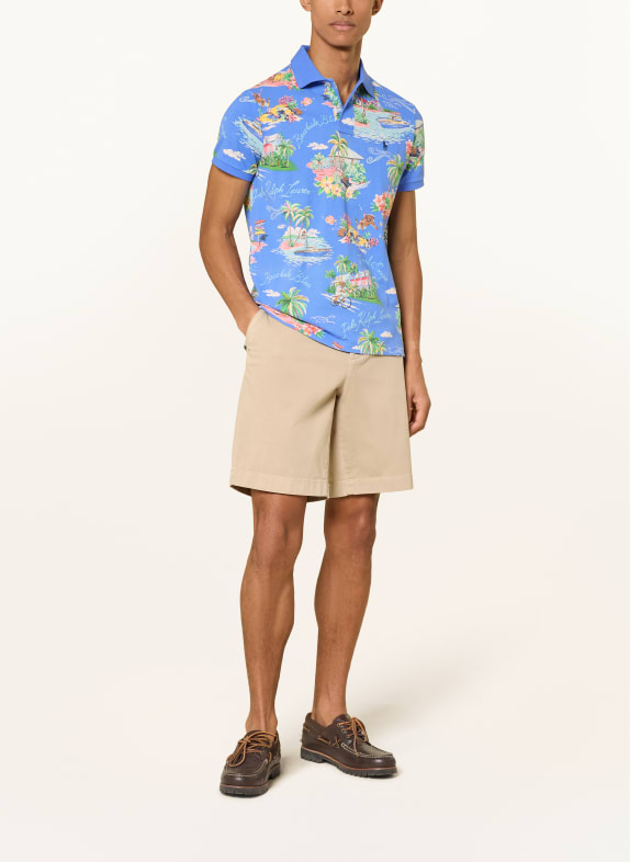 POLO RALPH LAUREN Piqué poloshirt BLAUW / GROEN / LICHTBLAUW