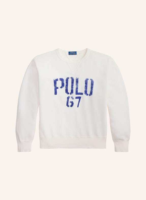 POLO RALPH LAUREN Sweatshirt CREME / DUNKELBLAU