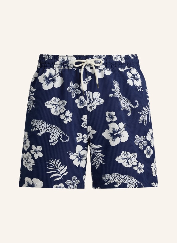 POLO RALPH LAUREN Badeshorts DUNKELBLAU / WEISS