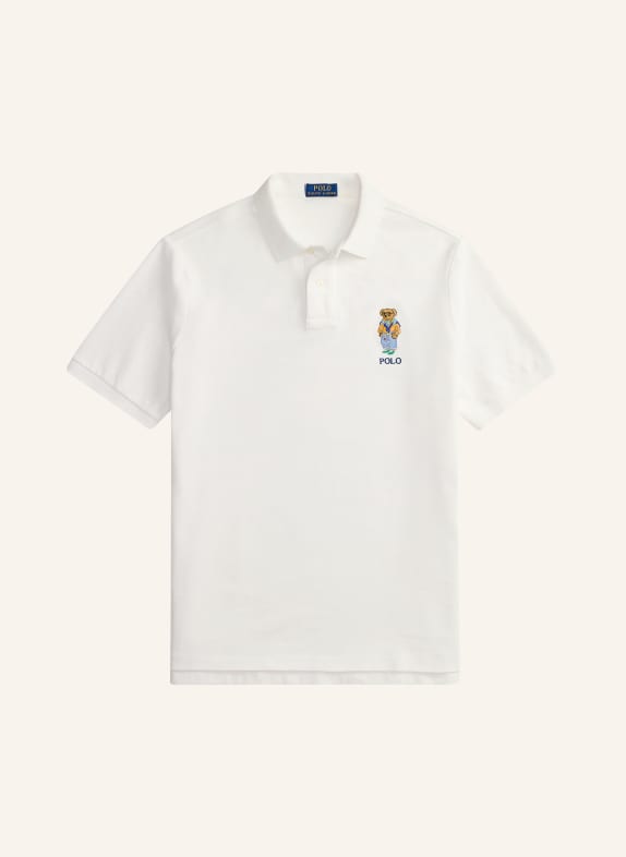 POLO RALPH LAUREN Koszulka polo Piqué BIAŁY