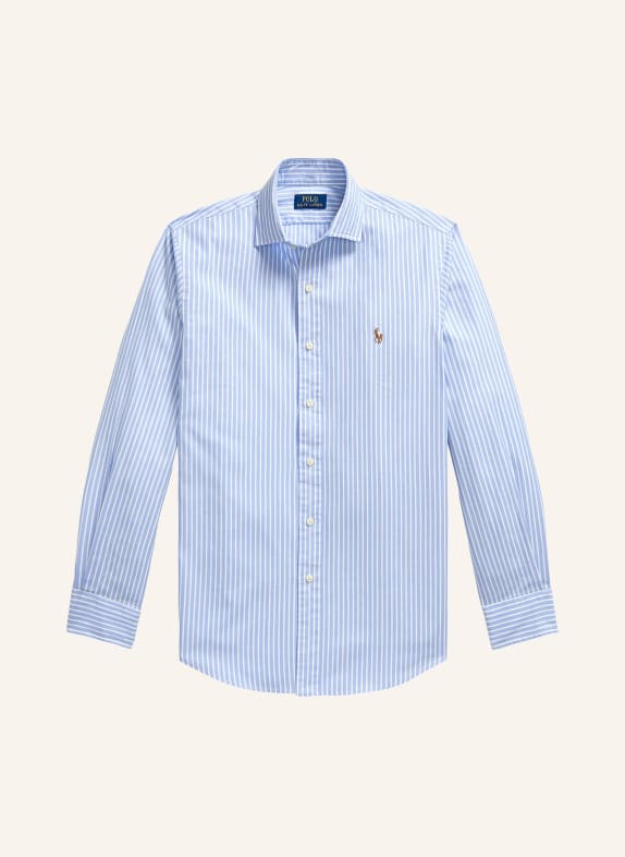 POLO RALPH LAUREN Chemise Oxford Custom Fit BLEU CLAIR / BLANC