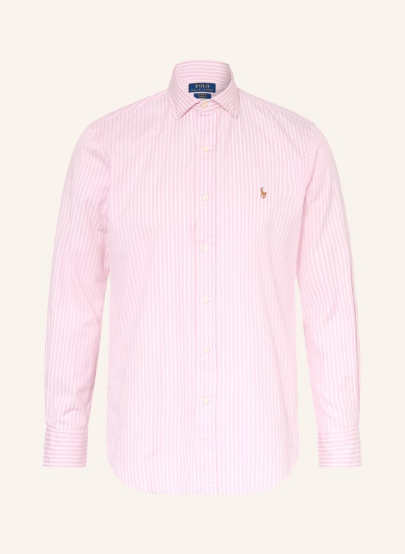 POLO RALPH LAUREN Oxfordhemd Custom Fit ROSA / WEISS