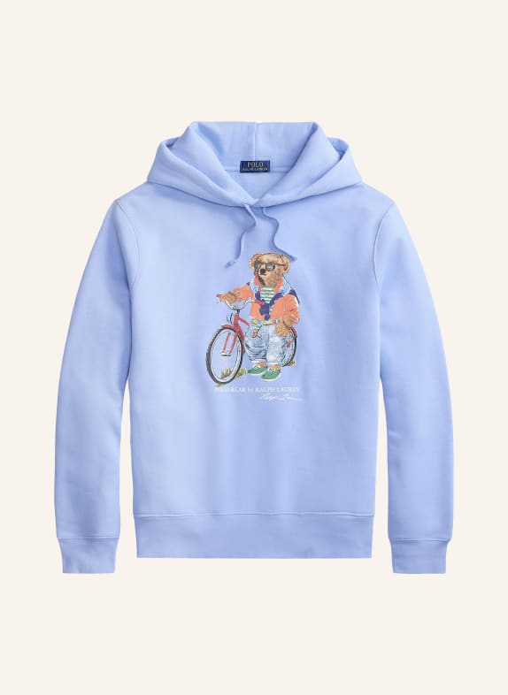 POLO RALPH LAUREN sweat à capuche BLEU CLAIR