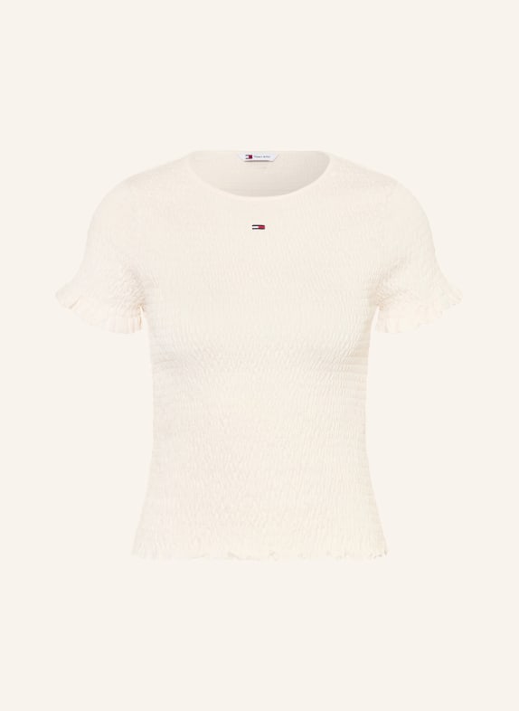 TOMMY JEANS T-shirt à volants BLANC