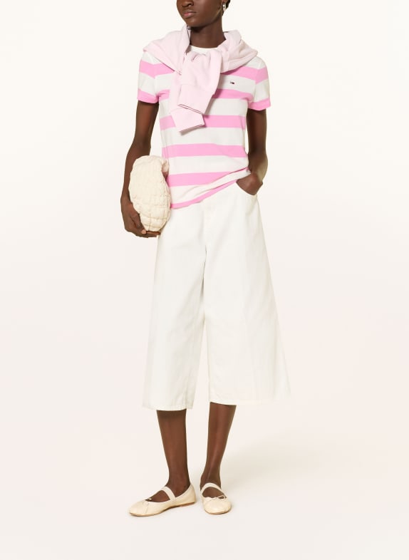 TOMMY JEANS T-shirt ROZE / WIT