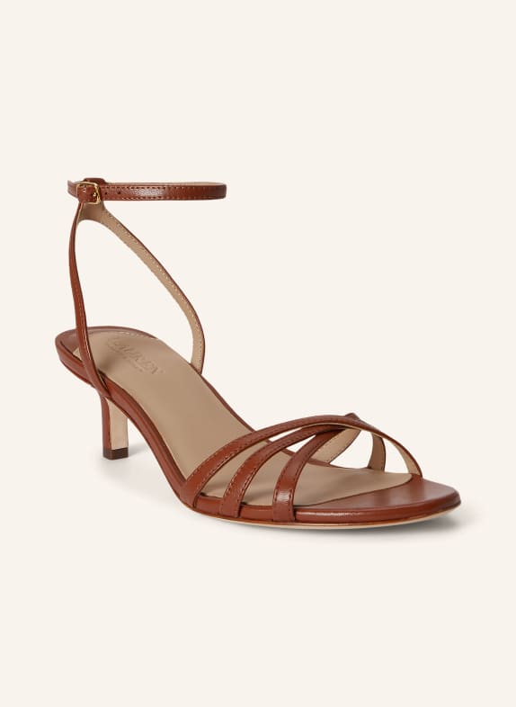 LAUREN RALPH LAUREN sandales MARRON