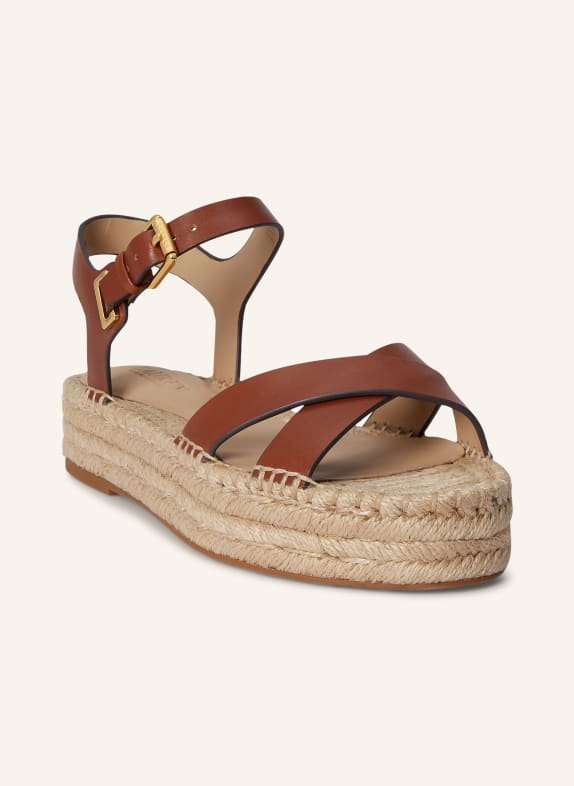 LAUREN RALPH LAUREN Plateau-Sandalen EMERYN BRAUN