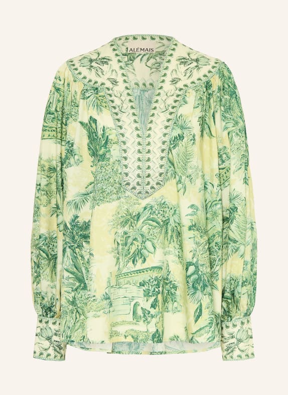 ALÉMAIS Chemisier SARA VERT CLAIR / VERT