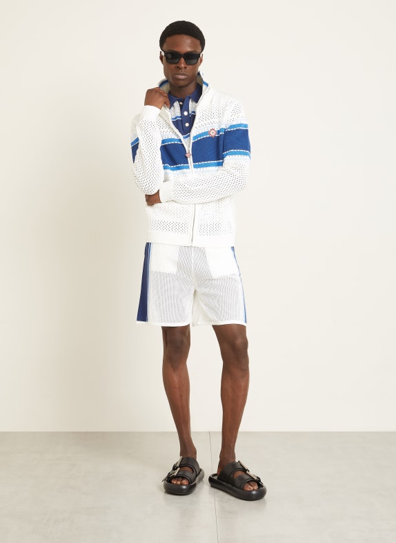 Casablanca vest WIT / BLAUW