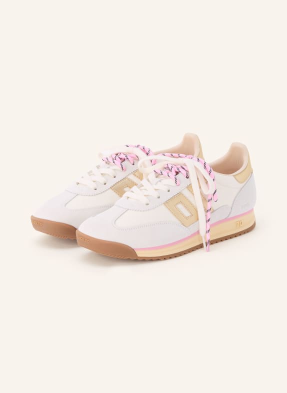 BACK 70 Sneaker JOGGER WEISS / GOLD / ROSA